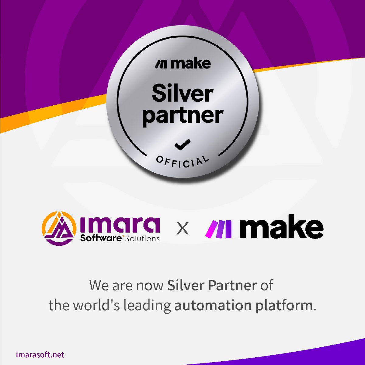 🚀 Exciting Update! 
Imara Software Solutions is thrilled to announce our Silver Partnership with 
the automation giant Make.com! 🌐✨

🌟🔗 #ImaraMakePartnership #BusinessAutomation #SimplifiedSolutions 🚀💻