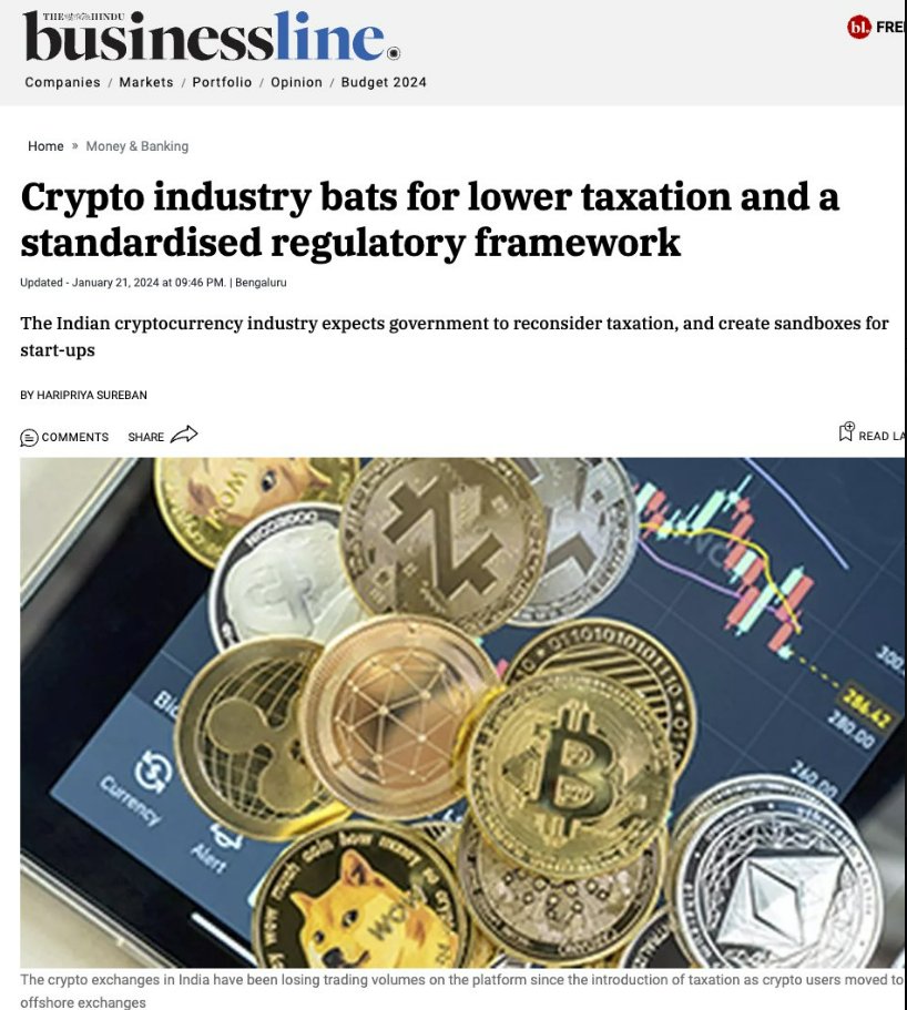 🚨🚨 #reducecryptotax     #TAX
India 🇮🇳 #Crypto  community urges the government to relook at current crypto #tax  rules.   
✅Tax --  Flat 30%  
✅TDS -- 1%  

#Retweet 
#share 
#CryptoTax