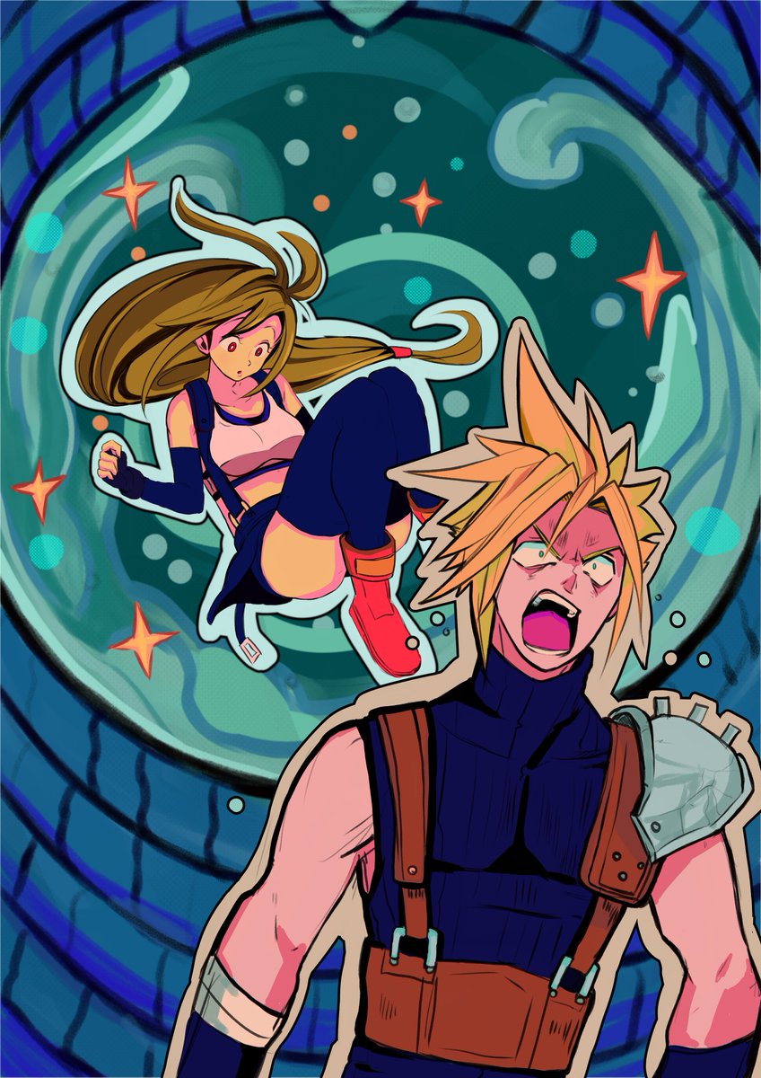 I liked Cloud's public freak out because his wife got swallowed up by a monster :o