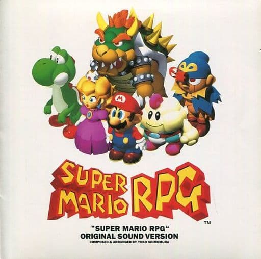 スーパーマリオRPG オリジナルサウンドトラック　サントラ ゲームCD「SUPER MARIO RPGオリジナルサウンドバージョン」好評販売中