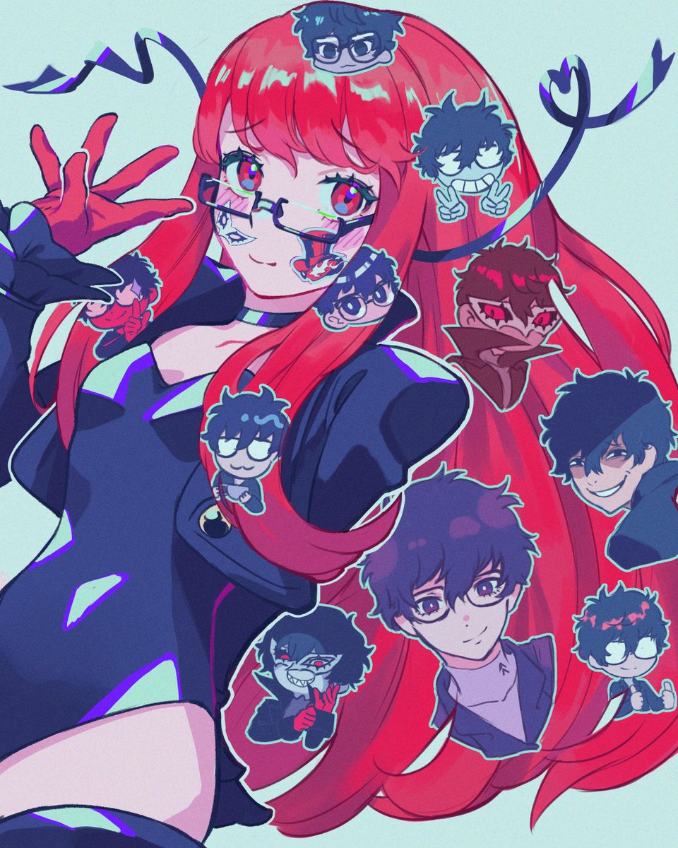 Andrich_Galam's tweet image. Sumi's bright red hair