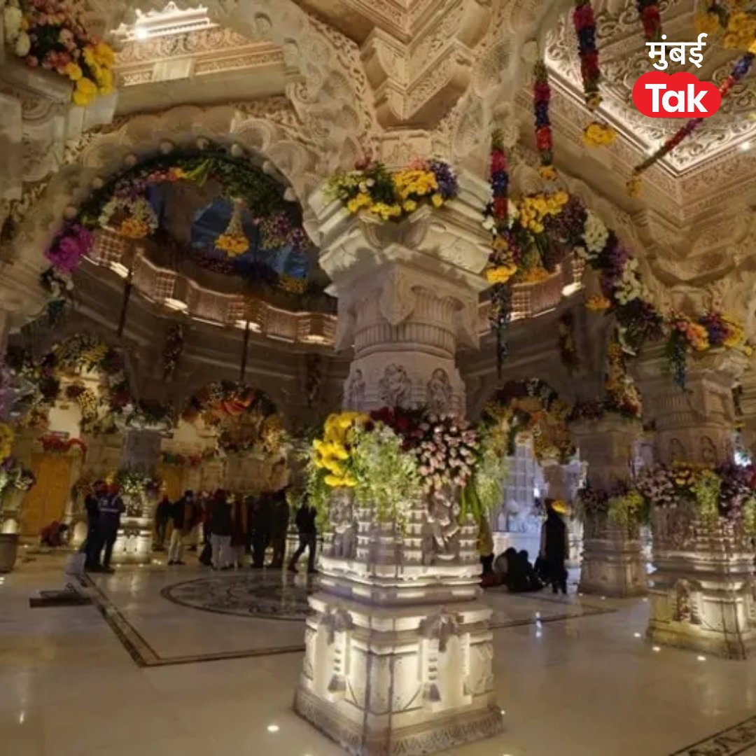 mumbaitak's tweet photo. अयोध्येच्या राम मंदिराचे मनाला भुरळ घालणारे, सुंदर फोटो पाहा…
#RamMandir #Ayodhya #MTPhotoBlog https://t.co/u0ZabA9TEu