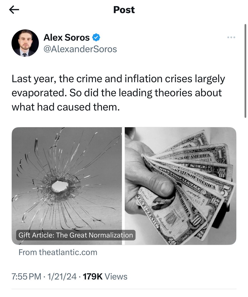 A bullet hole through broken car glass and $47 in cash. @AlexanderSoros is inciting violence against President Trump.