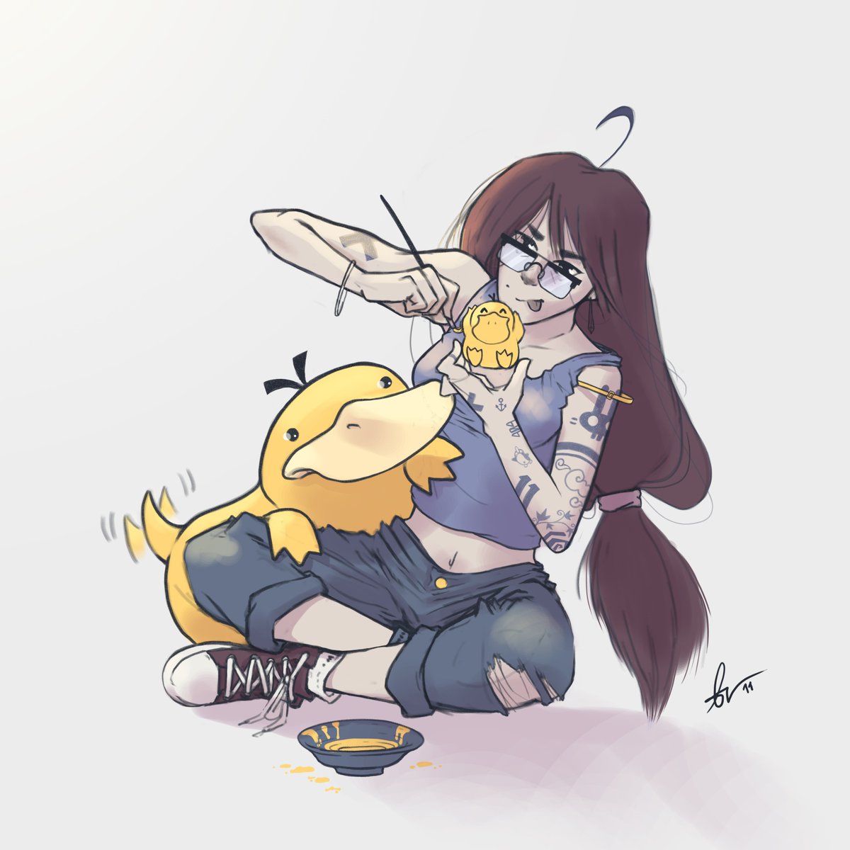 sniff sniff sniff
#psyduck #Pokemon