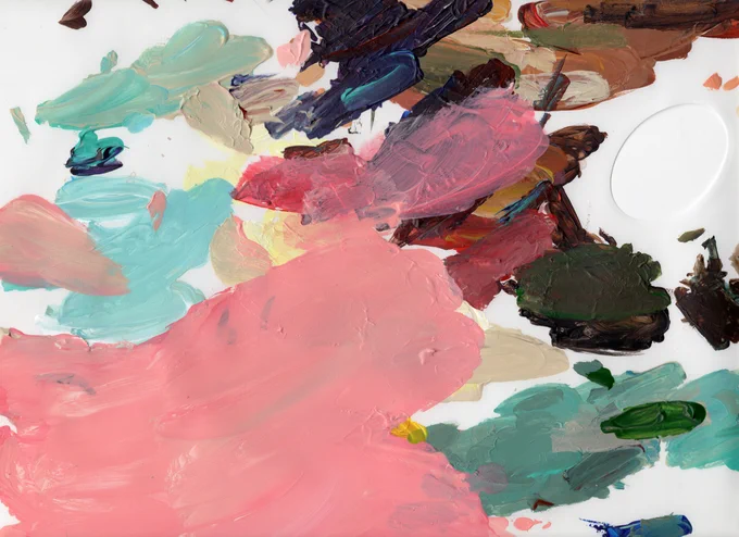 scanned some palette paper