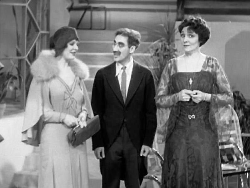 #Groucho: What do you say, girls? Are we all going to get married?
#MrsWhitehead: All of us? But, that's bigamy!
#Groucho: Yes, and it's big of me too!  #AnimalCrackers 1930