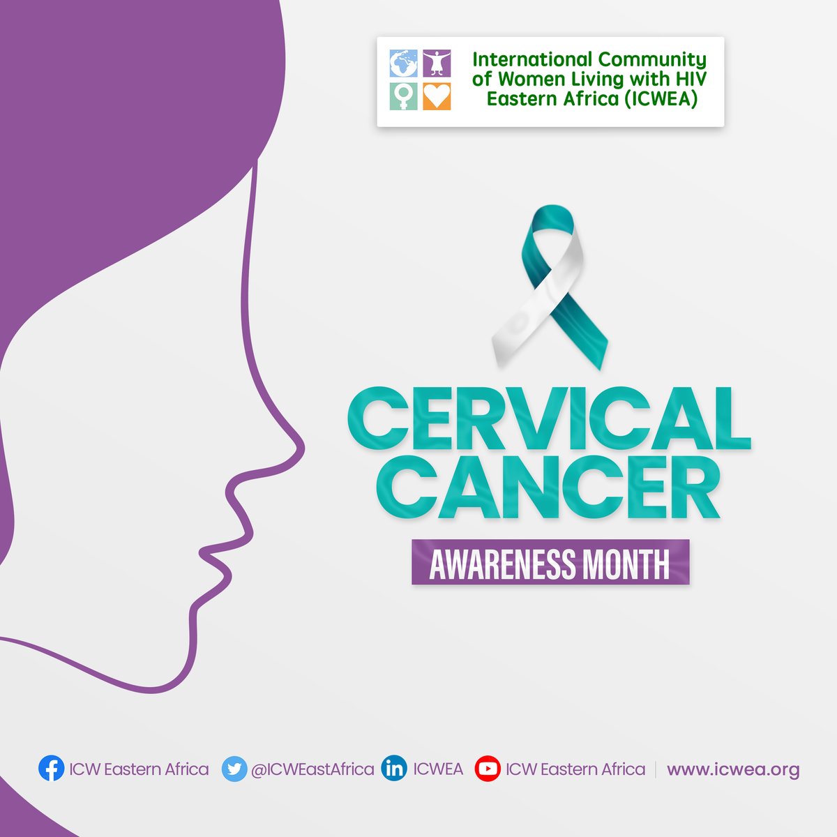 #DidYouKnow that women &amp; girls living with HIV face a higher risk of developing cervical cancer compared to the general population? 
Get screened. 

#CervicalCancerPreventionWeek