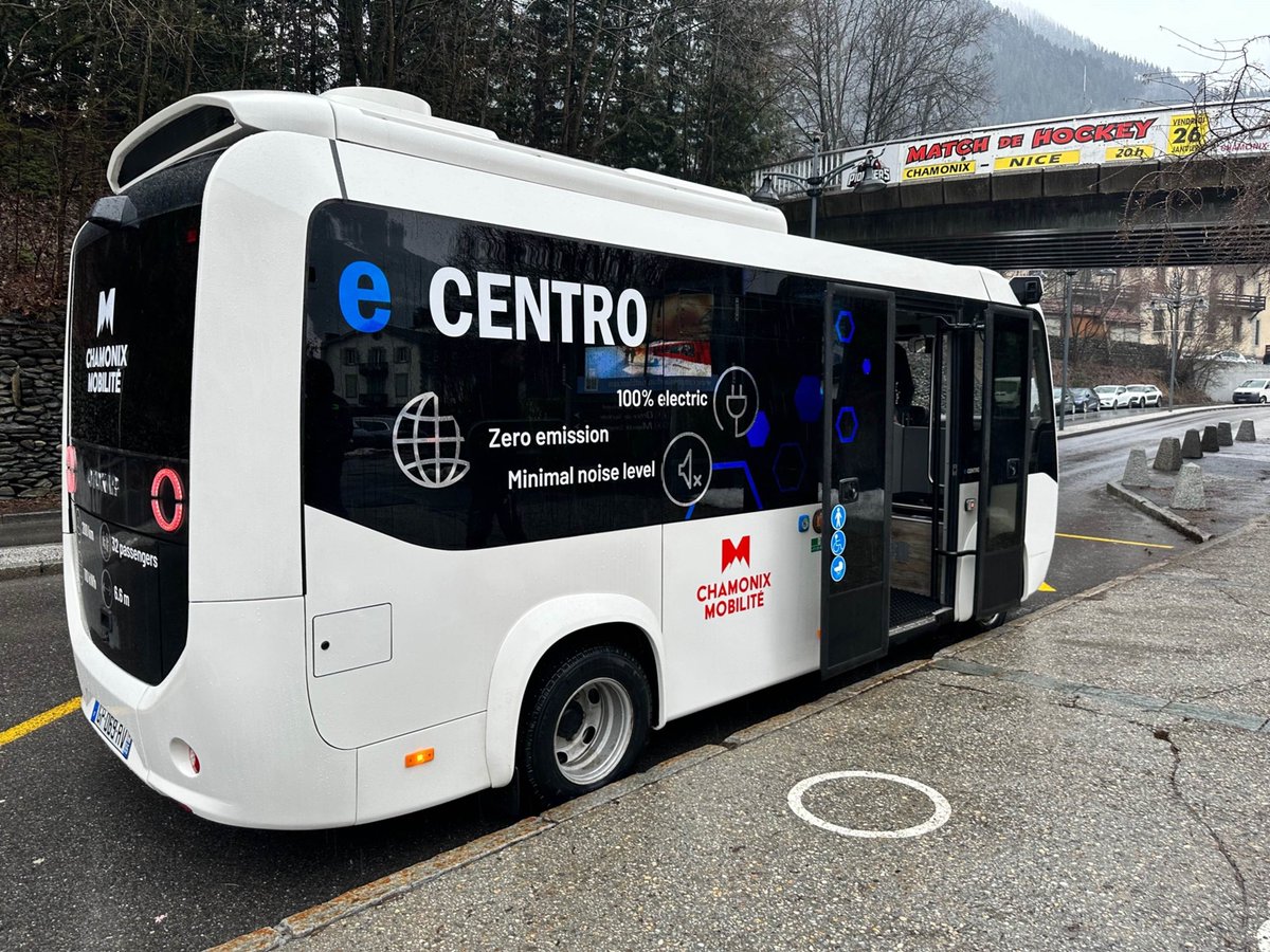 e-Centro mikrobüsümüz Fransa’nın Chamonix Montblanc bölgesinde Transdev şirketi tarafından yapılan 1 aylık demo sürüşünü tamamladı.