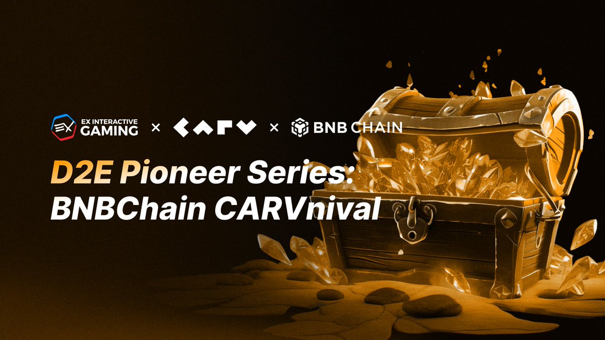 Thrilled to join <a href="/carv_official/">CARV</a> #D2E Pioneer series:  <a href="/BNBCHAIN/">BNB Chain</a> #CARVnival🎉

#CARV your exclusive Al Hejin camel racing whitelist #SBT badge on #BNBChain Share in #USDT rewards pool👇
carv.io/events/0f540d9…

Get on the whitelist to get your camel and be able to participate on