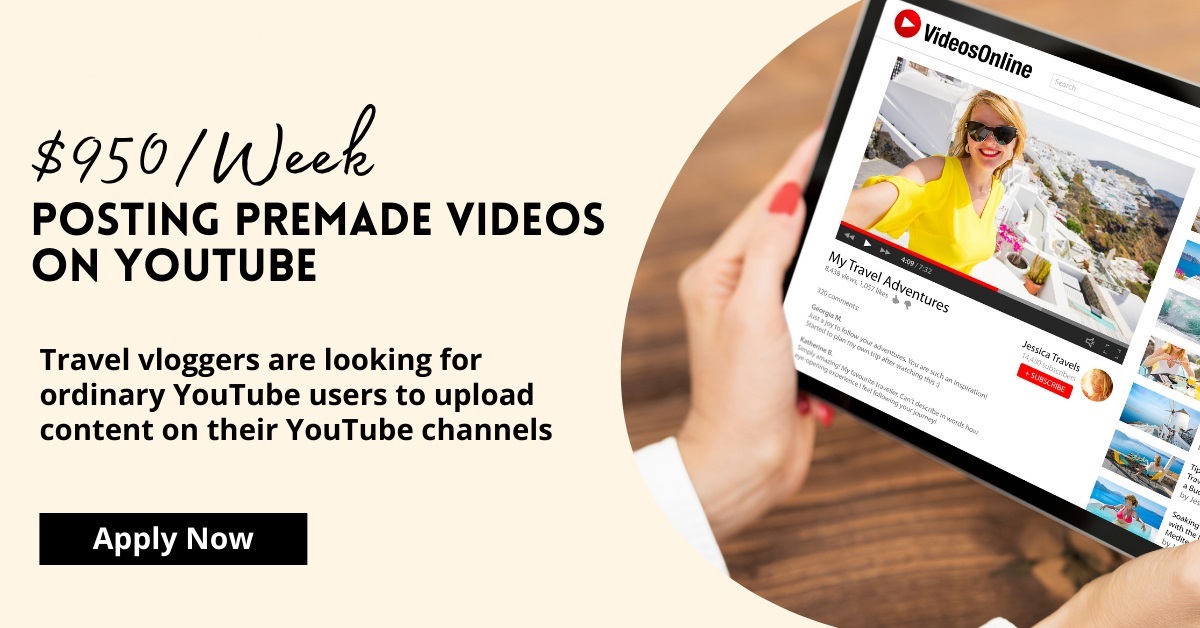 WorkFromHomeBD's tweet image. 💸 Earn $950/Week on YouTube without Traveling! 🌍📺 Discover How to Make Money Posting Premade Videos
Check this out: shafiq580.com/smj/

#YouTubeIncome #EarnMoneyFromHome
#VideoPosting #PremadeVideos
#OnlineOpportunity #YouTubeEarnings
#PassiveIncome #SideHustle #EasyMoney
