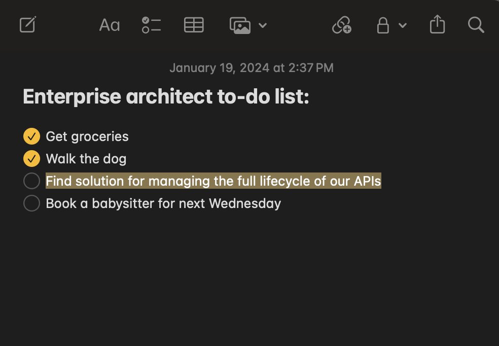 Enterprise architects, is this on your to-do list in 2024? Start here: okt.to/rNZ7uo P.S. Did you know that Gartner named Gravitee a Visionary in their 2023 Magic Quadrant report for API management? See why: okt.to/B0TOxG