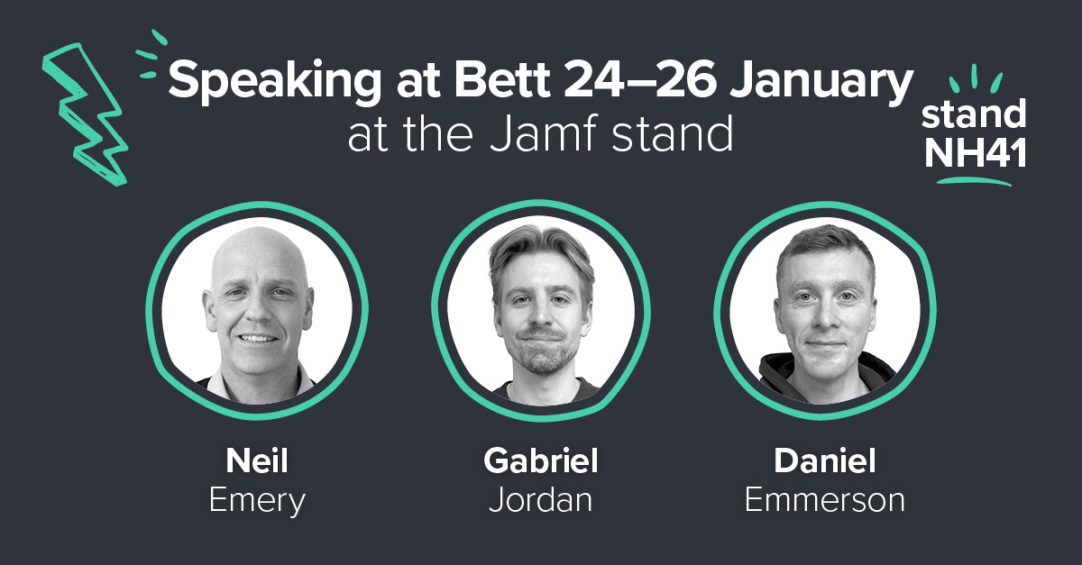 A great lineup at the Jamf stand! Our exclusive guest speakers are gearing up to share groundbreaking insights on cutting-edge EdTech strategies, seamless device deployments, and unmatched support for teachers and students. Spots are limited. ow.ly/Aq9F50QrBX4