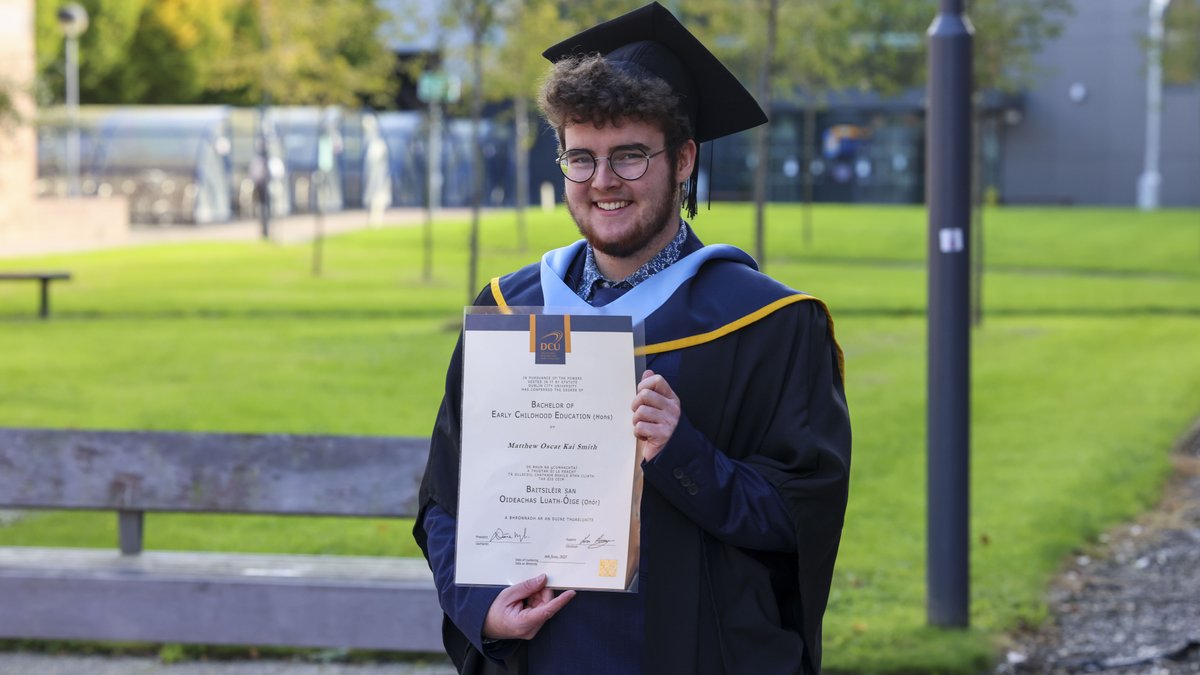 Dublin City University (@dcu) on Twitter photo Studying for the Bachelor's in Early Childhood Education <a href="/DCU_IoE/">DCU Institute of Education</a> was a really positive experience for Matthew Smith because âeveryone wants you to succeedâ. Read here: launch.dcu.ie/3HjNpTh Studying for the Bachelor's in Early Childhood Education <a href="/DCU_IoE/">DCU Institute of Education</a> was a really positive experience for Matthew Smith because âeveryone wants you to succeedâ. Read here: launch.dcu.ie/3HjNpTh