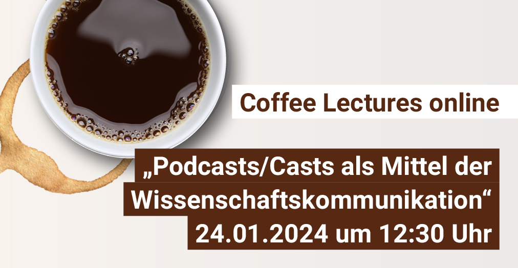 Ein Podcast ist sehr praktisch, um Wissen sowohl innerhalb einer Fachdisziplin als auch in der Gesellschaft zu vermitteln. Wie das funktioniert, zeigen wir in unseren #CoffeeLectures online anhand von Praxisbeispielen. 📆24.01. | 12:30 🔗lnktr.thulb.uni-jena.de/go/cl/