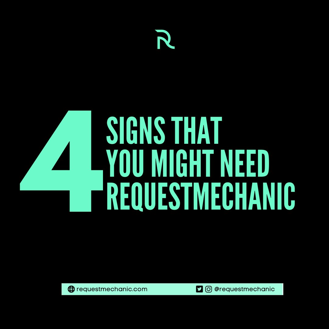 requestmechanic's tweet image. The signs are clear - if you've ever felt the agony of car emergencies, or struggled to find specialized care, RequestMechanic is your solution!