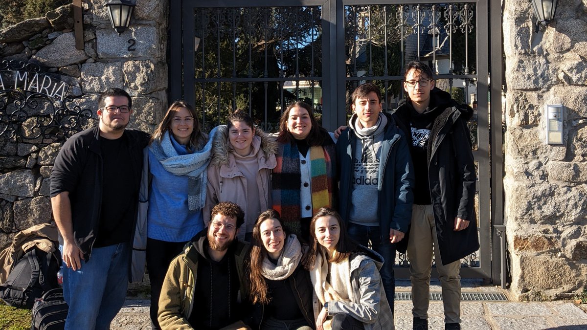 faxpg's tweet photo. 📝 La @CJSCNSE celebró este fin de semana en Madrid su Encuentro Juvenil Estatal y IV Plan Estratégico. Hasta allí se desplazó una representación de la juventud sorda de Galicia: Alberto (FAXPG), Nikolas (#asorlu), Jose (@anpanxoga) y Cristina (@APXPontevedra) https://t.co/Smu1gtvjGu