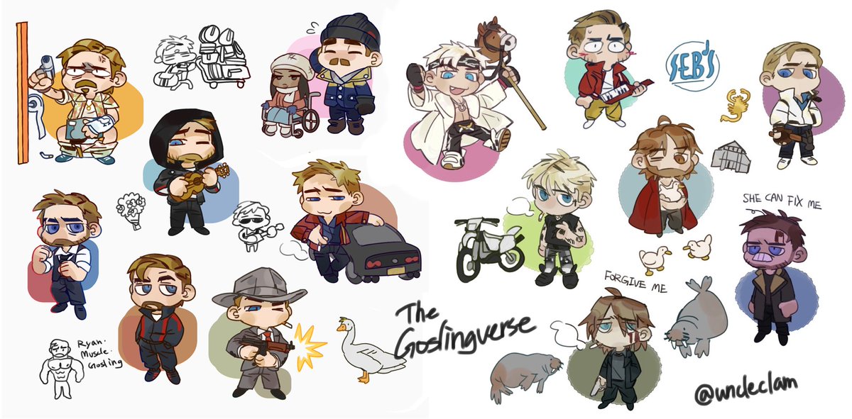 uncleclam00's tweet photo. Hi this is clam!
Ive been obsessed with RG and his characters lately, so uh-
Lots of cursed fanart and stuff!
Nice to meet yall https://t.co/d4IZcOGZj8