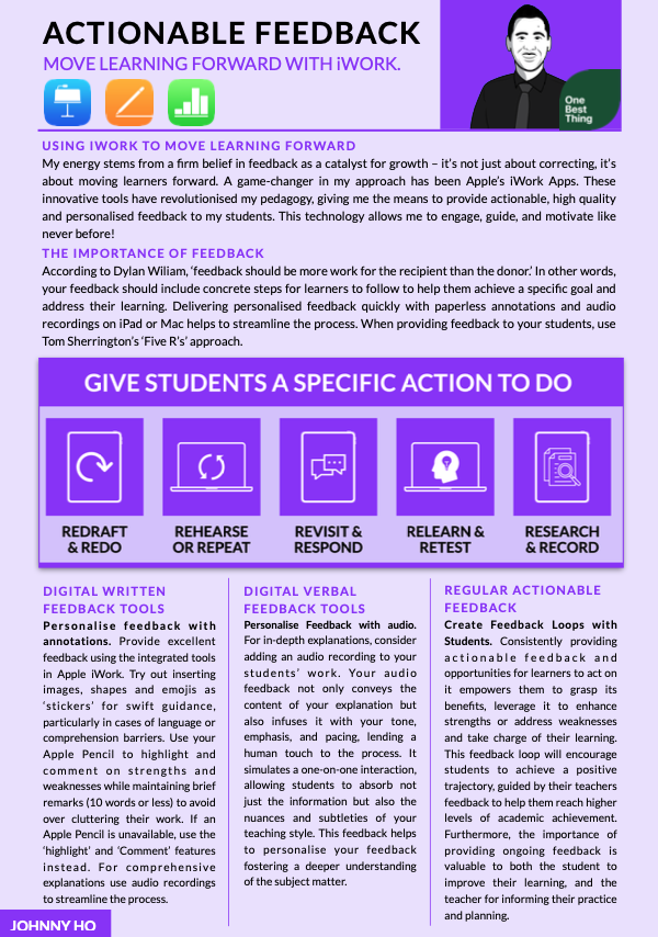 Johnny Ho (@mrjohnny_ho) on Twitter photo Finally finished my <a href="/AppleEDU/">Apple Education</a> #OneBestThing project! My focus is on delivering actionable feedback with the iWork apps to move learners forward! More details and a high res version can be found on the Apple Education Community -education.apple.com/resource/25001… #ADE2023 Finally finished my <a href="/AppleEDU/">Apple Education</a> #OneBestThing project! My focus is on delivering actionable feedback with the iWork apps to move learners forward! More details and a high res version can be found on the Apple Education Community -education.apple.com/resource/25001… #ADE2023