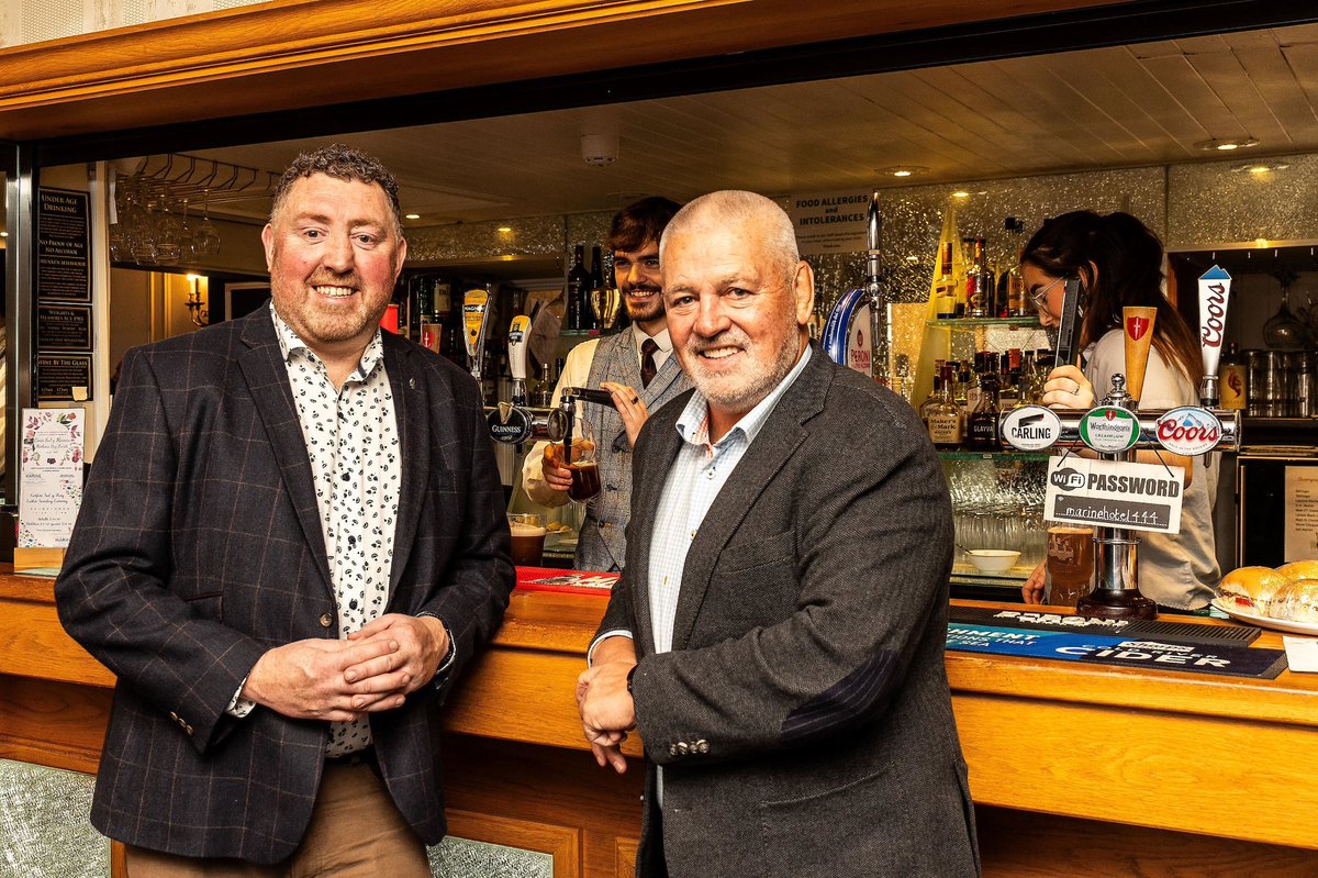 A superb evening at the latest Go To event <a href="/Themarinehotel/">Gwesty'r Marine Hotel & Spa</a> 

Special thanks to the superb Warren Gatland, brilliant on the night &amp; pumped for the Six Nations 🏴󠁧󠁢󠁷󠁬󠁳󠁿.

Great to celebrate local talent doing well playing for Scarlets U18s too 👊 

Next event details soon.