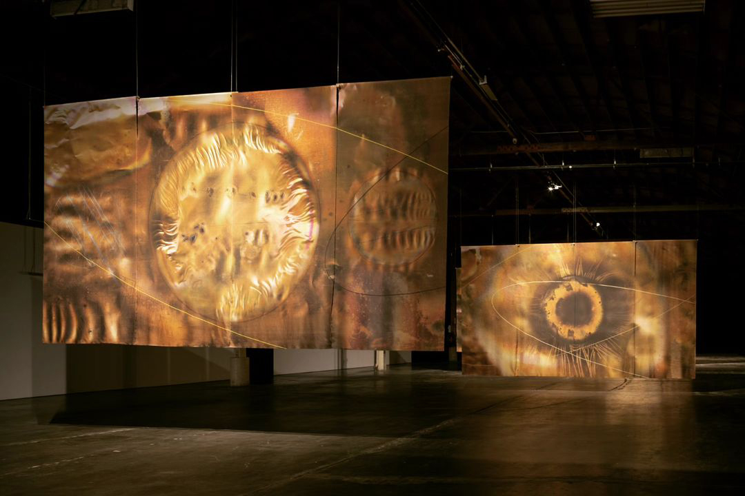 🌌 Inspired by her residency at <a href="/CERN/">CERN</a>, Rohini Devasher’s installation Latent Fields incorporates drawings of subatomic particles and celestial bodies, imagining it as a crossing through the body of a star.

On view in her show at the MSP Foundation: minnesotastreetproject.org/exhibitions