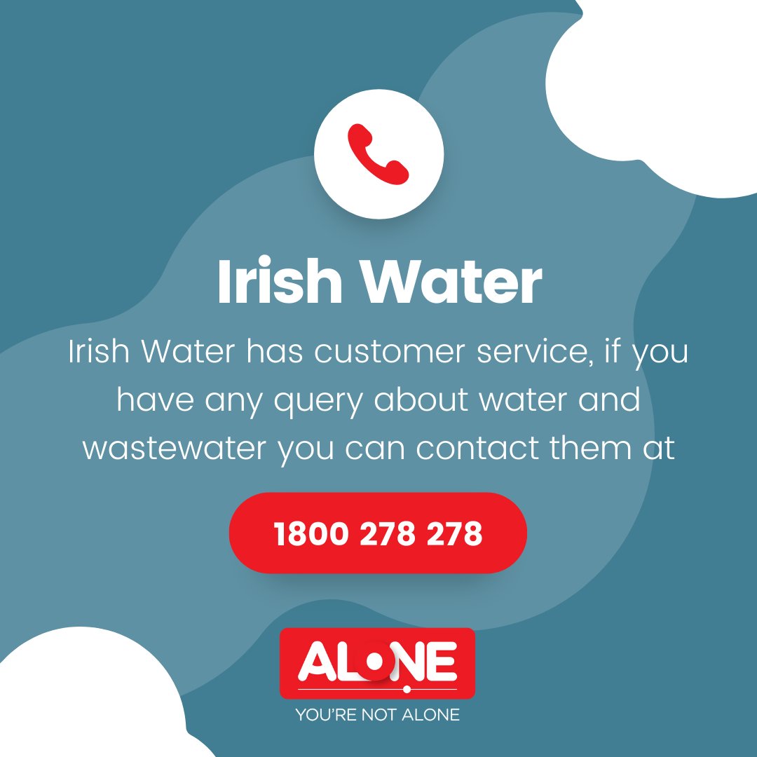 Some helpful phone numbers for Irish Water, ESB Networks and Gas Networks Ireland