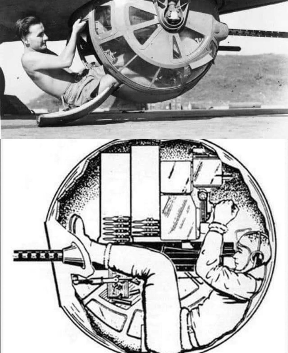 The B-17 ball turret gunner.