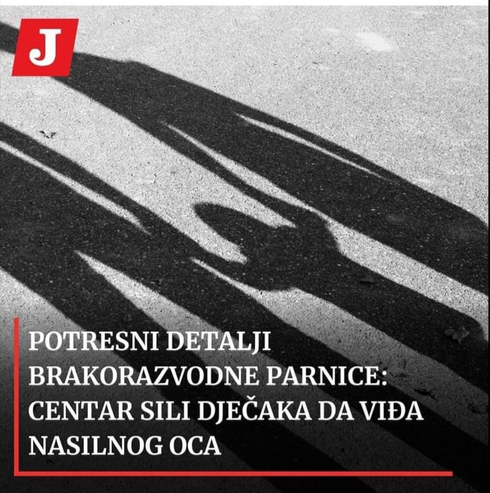Nužnost da se i dijete koje je svjedočilo nasilju od njemu bliske osobe, tretira isto kao žrtva nasilja.Djeci će se omogućiti i fizička i emocionalna sigurnost.Sustav to ne predviđa, a djeca su prisiljena viđati i ostvarivati kontakt sa roditeljem nasilnikom. 
#socijaldemokrati