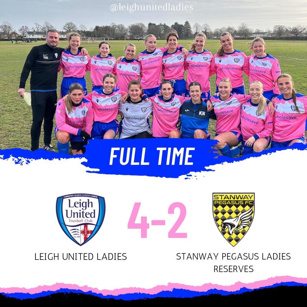LEIGHUTDFC's tweet photo. Top of the table clash between Leigh and Stanway ended in a 4-2 victory for Leigh Ladies

Fantastic season so far for the ladies, putting the men’s team to shame 🙈😂 https://t.co/xxK11Wm4Gq