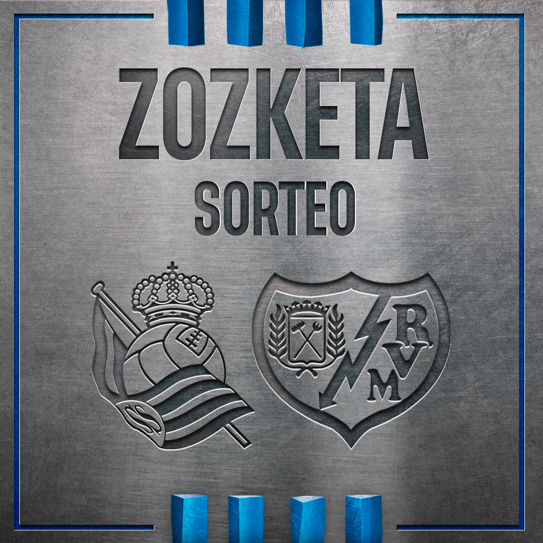 RealSociedad's tweet photo. 💥 SORTEO 💥

¡Sorteamos DOS ENTRADAS para el partido ante el Rayo Vallecano (27 de enero, 14:00) entre todos los que hagáis RT a este tuit!

#RealSociedadRayo