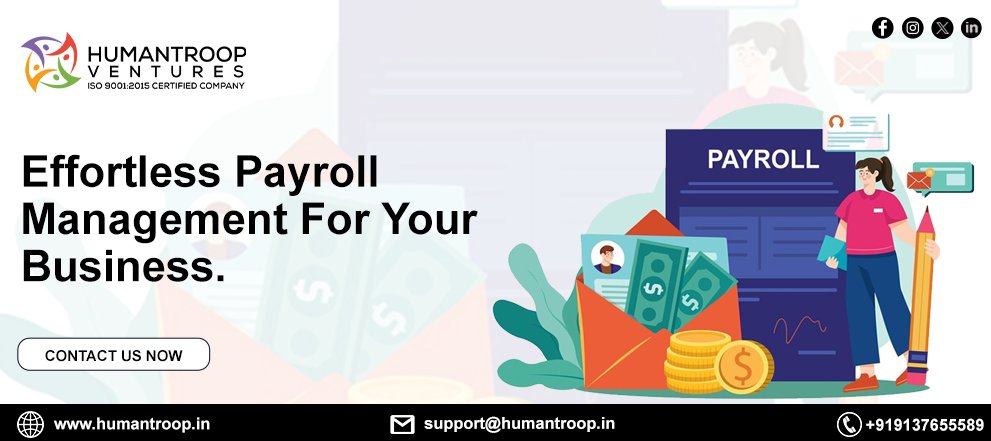 humantroop_v's tweet image. Simplify payroll with our expert services. Timely, accurate, hassle-free. Contact us now!

#payroll #payrollservice #payrollprocess #staffingservicescompany #business #hroutsourcing #hrcompliance #hrsupport #hrservices #hrconsultant #hrsolutions