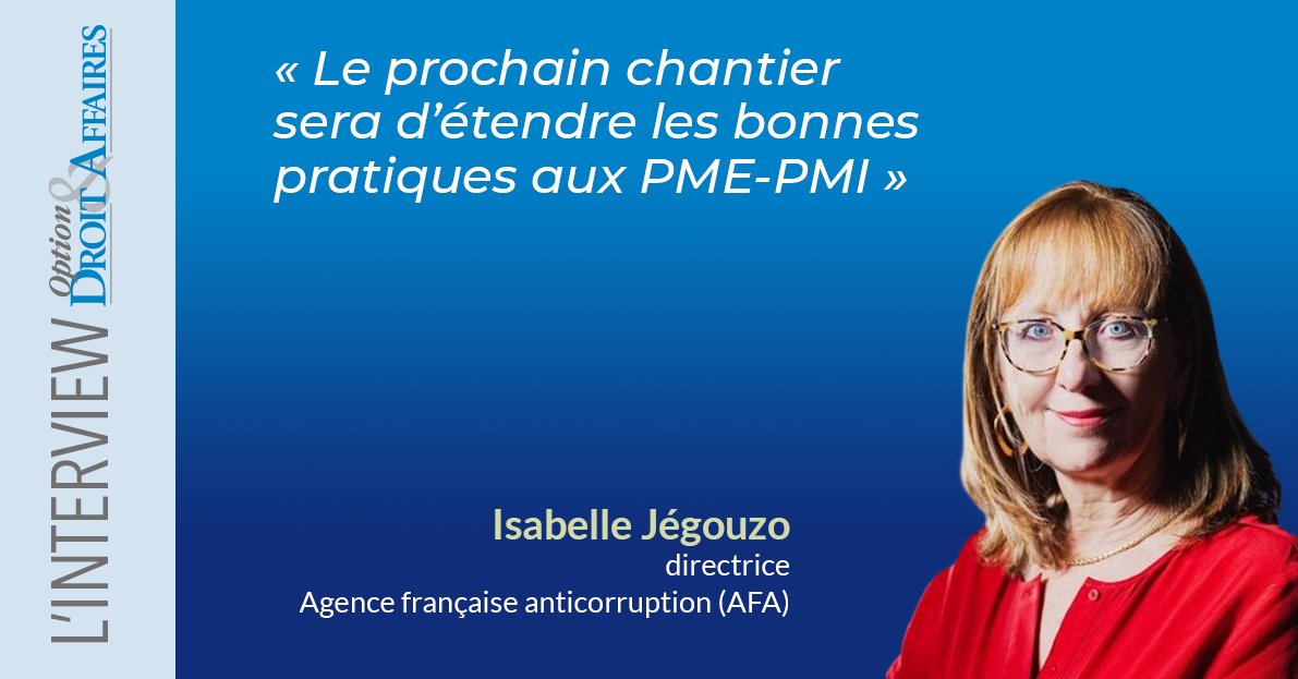 Option_DA's tweet image. Isabelle Jégouzo (AFA) : « Le prochain chantier sera d’étendre les bonnes pratiques aux PME-PMI »

▶️ bitly.ws/3asNa