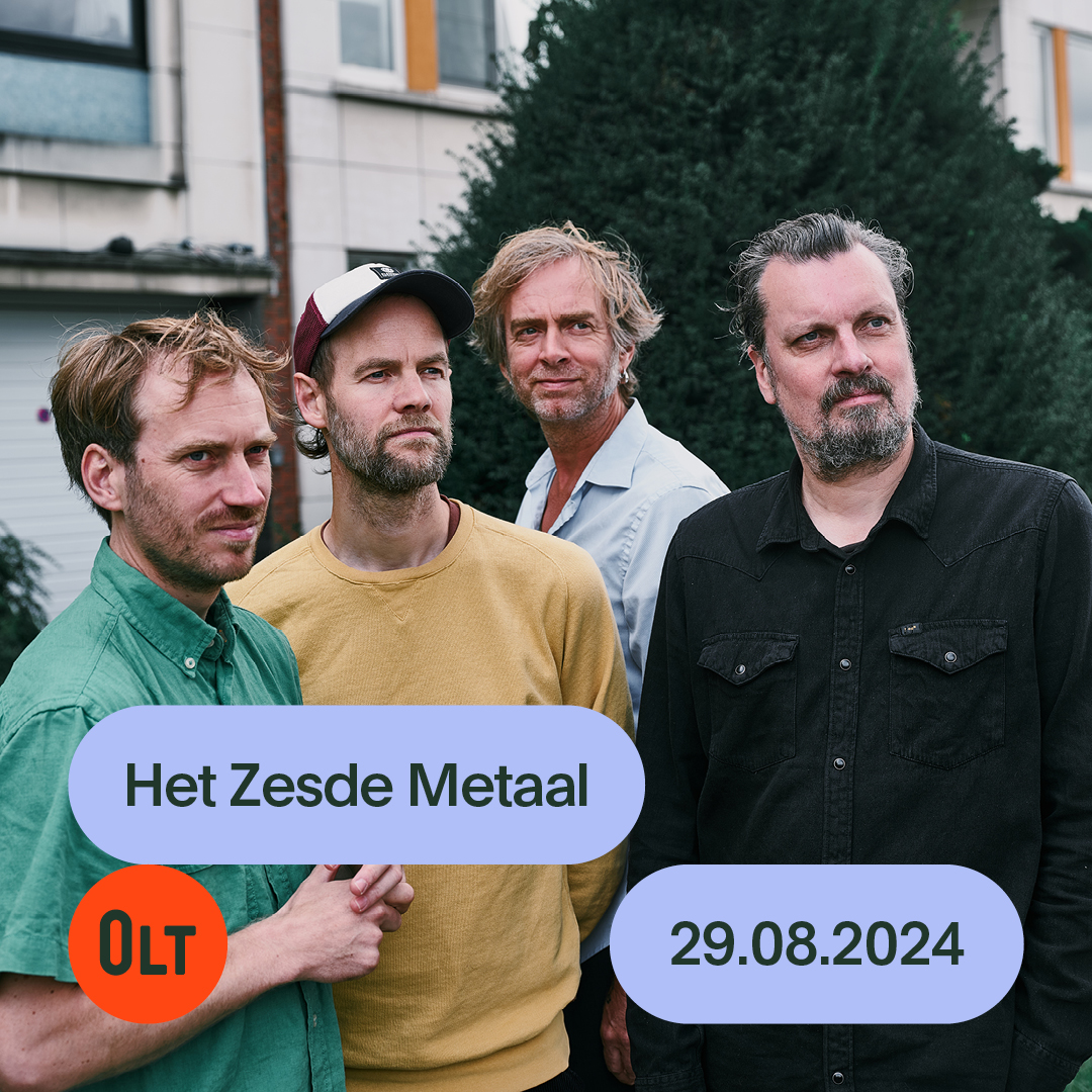 Op onze tour staat nog geen tussenstop in Antwerpen, maar daar komt nu verandering in.  Op 29/08/24 spelen we in @OLTRivierenhof.  Een magische plek, maar ook een bijzonder speciale plek voor Het Zesde Metaal.  Tickets te koop vanaf vrijdag 26/01 om 10u #OLT24