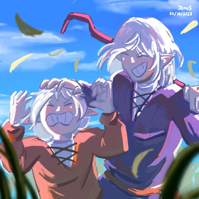 @ChronosAtelier I think my art gave away who my fav character is 😭 