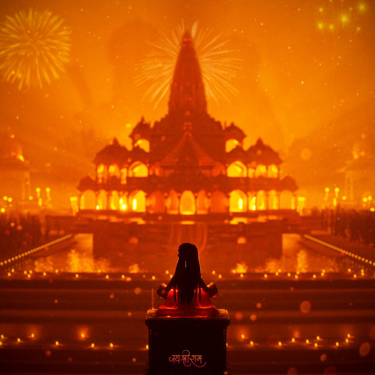 500 years of wait finally comes to an end! 

JAI SHREE RAM! 🧡🧡🧡

#RamMandirPranPrathistha