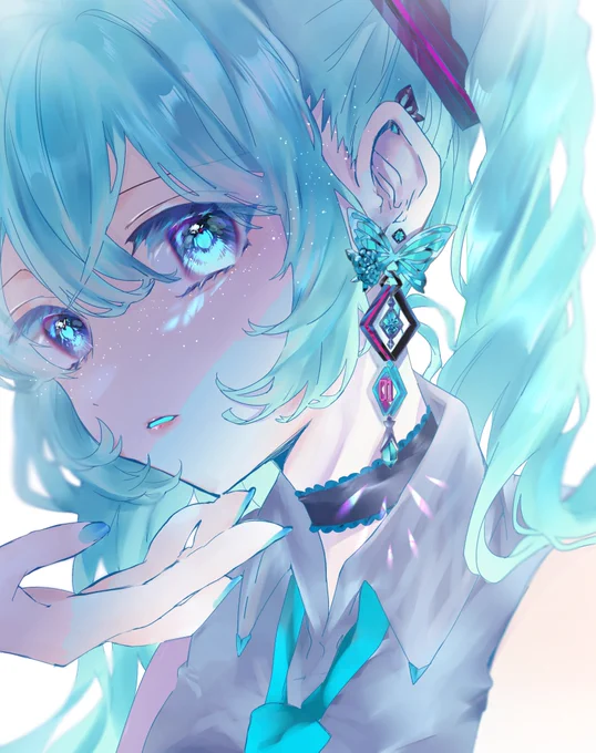 #初音ミク#ibisPaintX 世界で1番美しい君 