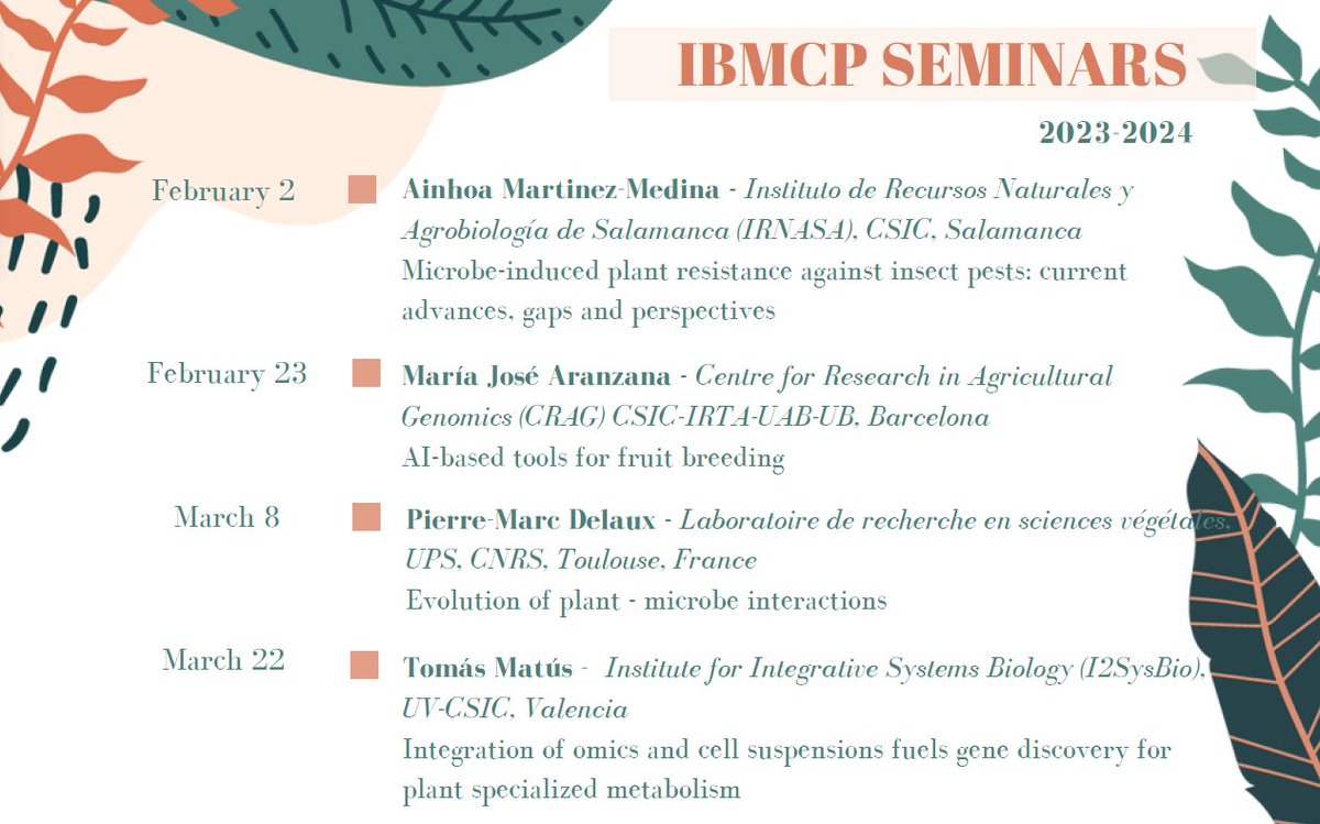 The wait is over! 🗓️ Here are the new dates for the second semester seminars. 🎉 Get ready to dive into a sea of knowledge! 🌱🧠 Don't miss out! 🔥 #IBMCP #Seminars2024