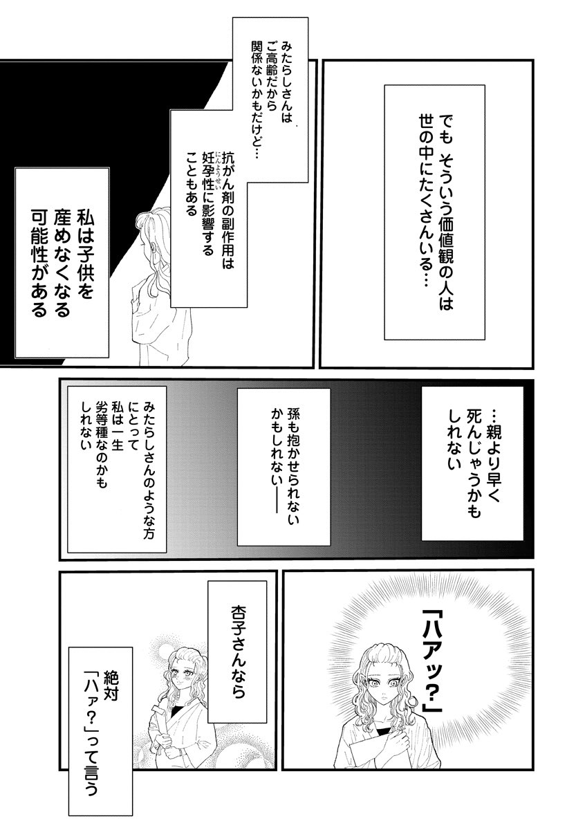 妊孕性とは妊娠する力のことです(っ`ω'c)がんの治療では、男女共に妊孕性に影響が出たり、完全に失うこともあります。妊孕性温存療法適用年齢でも、がんの進行度により、治療優先になる場合もあります( '•ω•` )

#おはおや
#スーフル
#漫画が読めるハッシュタグ 