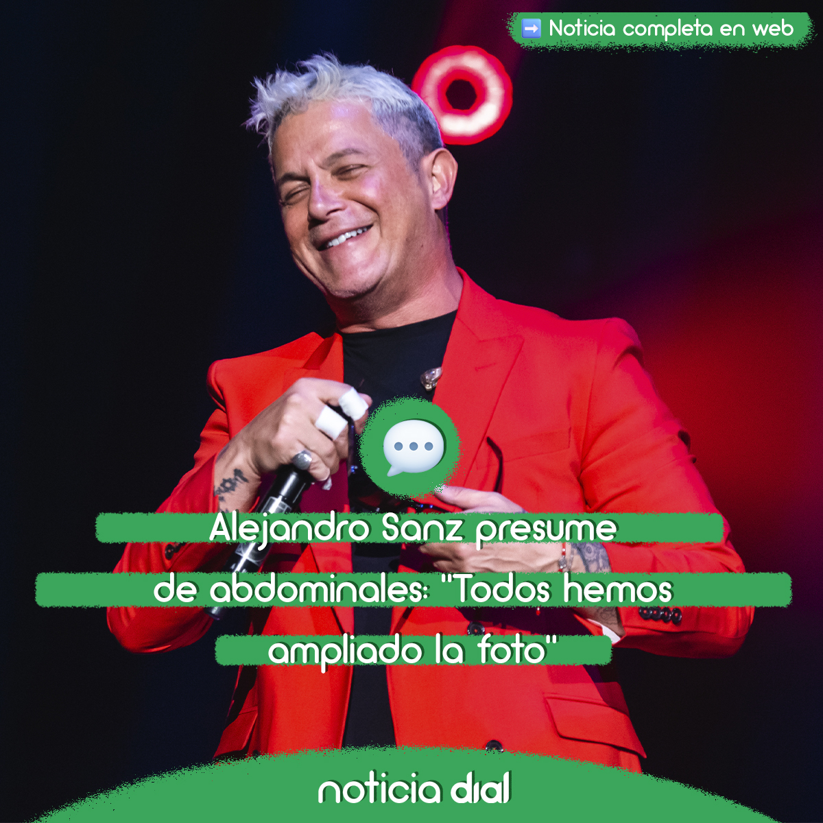 Cadena_Dial's tweet photo. Alejandro Sanz presume de abdominales: “Todos hemos ampliado la foto” 

@alejandrosanz
🔗https://t.co/XVnRBcjLmf https://t.co/XgPKDlc0tr