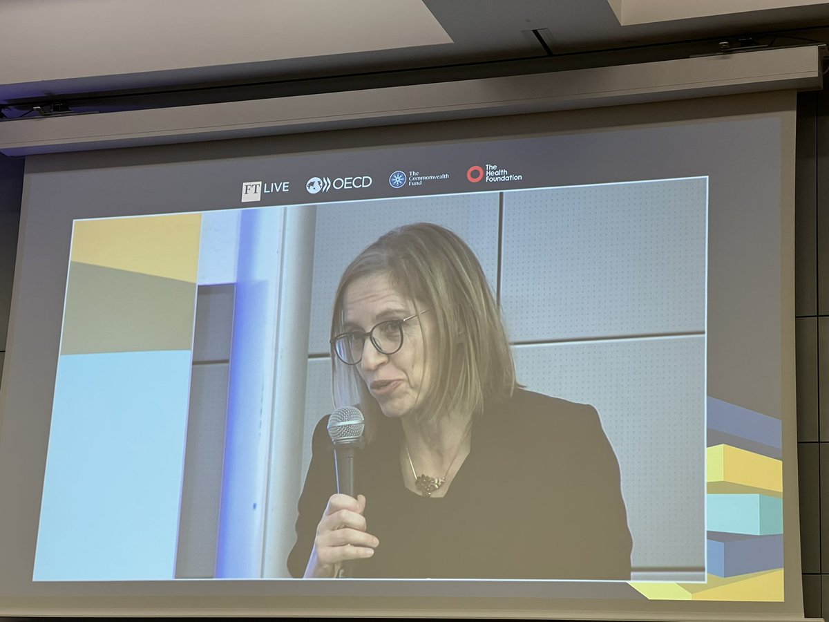 Slovenian health minister Valentina Prevolnik Rupel - we are looking to use the outcomes data from the @OECD_Social PaRIS indicators to look at payment models for NCDs and also compare the performance of providers #VBHC #OECDHealth2024 @ValueInHealthEU