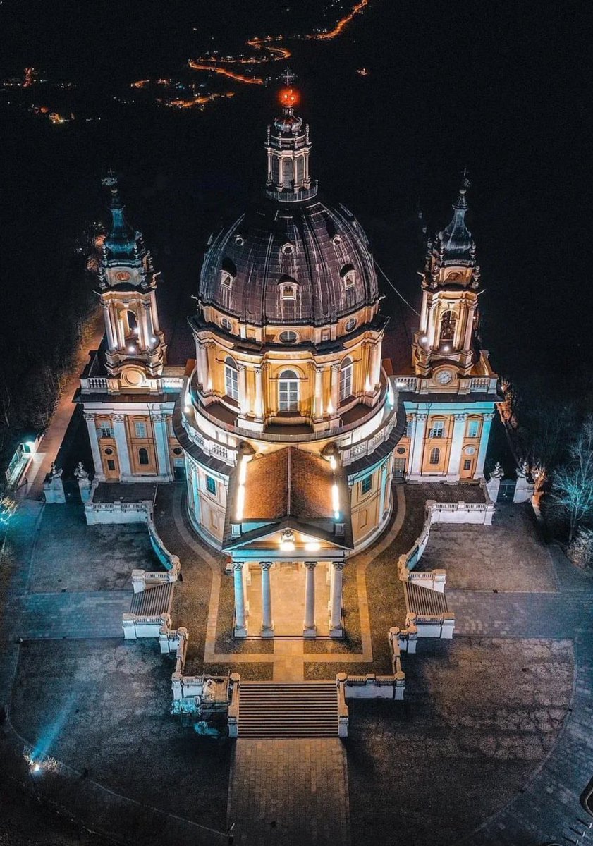 The Basilica of Superga 💎, Turin, Piedmont Italy 🇮🇹 It’s a prominent church located on the Turin Hill at an elevation of 2,195 feet. Commissioned by Victor Amadeus II of Savoy, it was built to fulfill a vow made during the Battle of Turin in 1706.