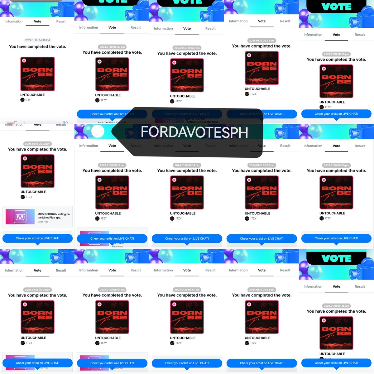 30 votes was casted last week, Thursday om Mcountdown Live voting ✅

Thank you!

#fordalegititech