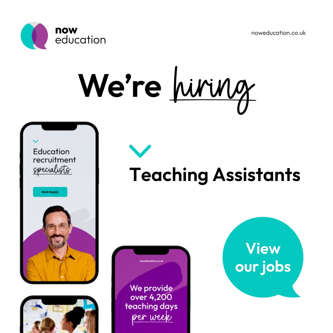 📚 Exciting Opportunities Alert! 🍎 Join our education team as a Teaching Assistant and make a difference in young minds. Check out our latest TA jobs. noweducation.co.uk/jobs/ #EducationJobs #TeachingAssistant #HiringNow