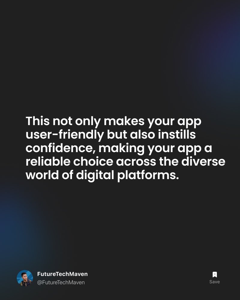 FutureTechMaven's tweet image. ⚡️ Ever wondered why some apps just &apos;feel&apos; right? Dive into the art of consistent UI/UX, the secret sauce for a seamless user journey. 🎨🔄 #designmagic #uiux #consistency #techtip #softwaredevelopment #learntocode #levelupdevelopment #developmentgoals #masterningdevelopment