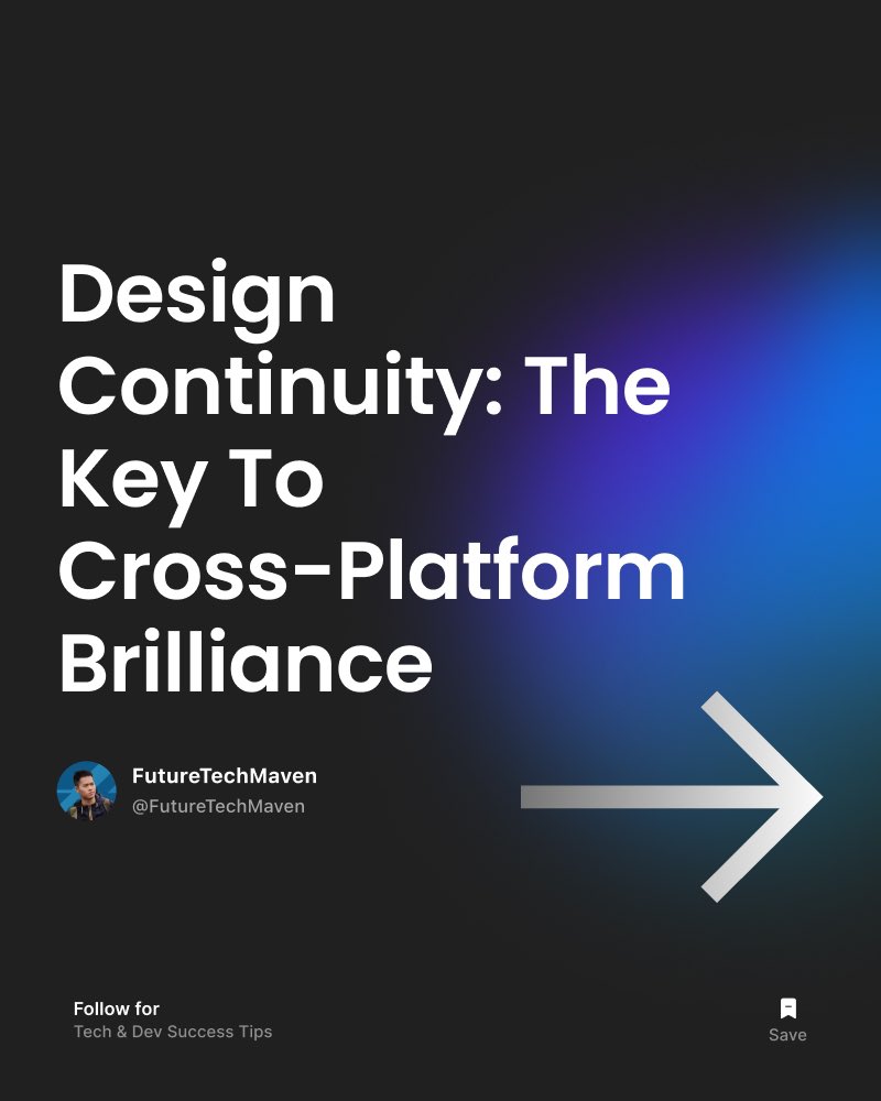 FutureTechMaven's tweet image. ⚡️ Ever wondered why some apps just &apos;feel&apos; right? Dive into the art of consistent UI/UX, the secret sauce for a seamless user journey. 🎨🔄 #designmagic #uiux #consistency #techtip #softwaredevelopment #learntocode #levelupdevelopment #developmentgoals #masterningdevelopment