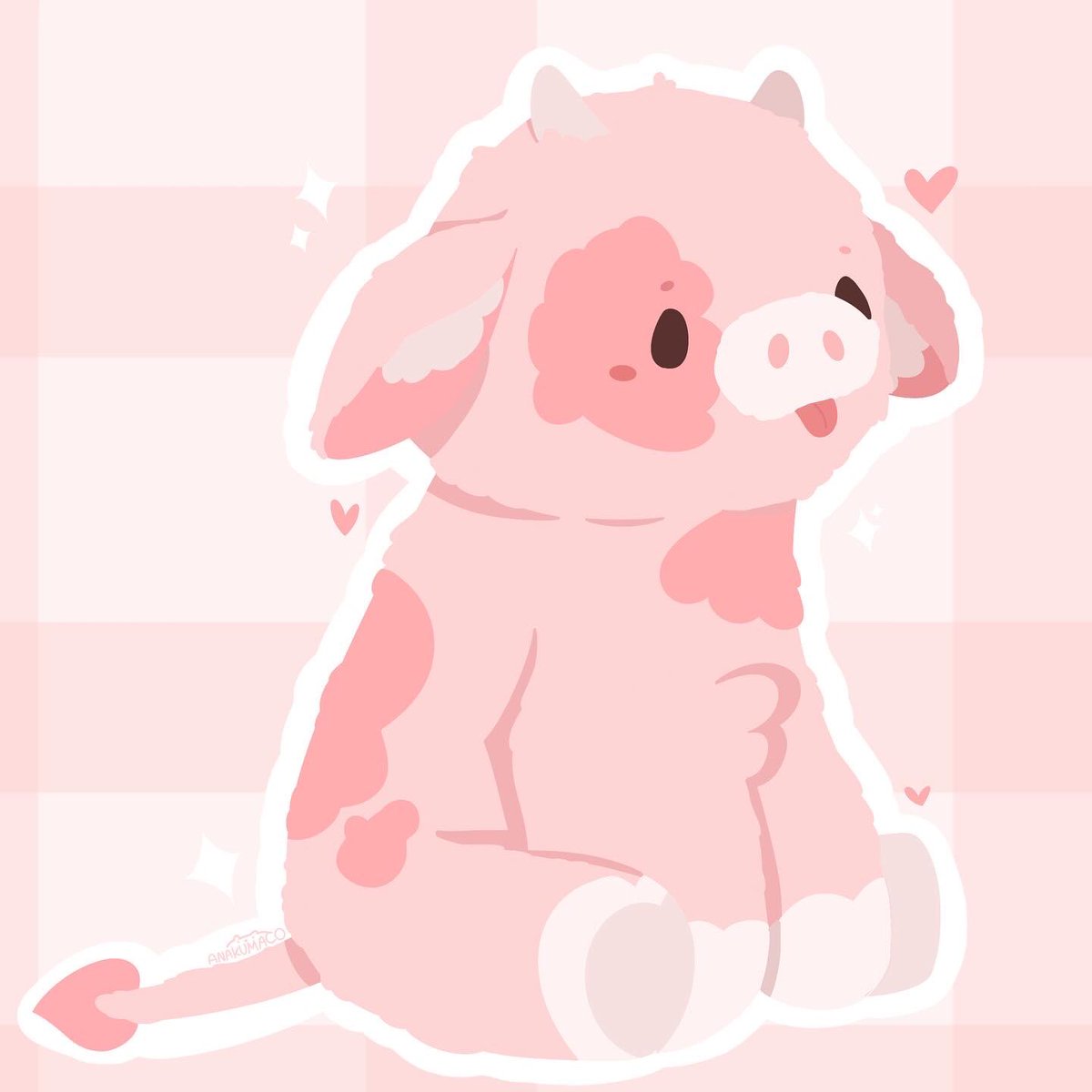 Pink Cow🐮🌷💕