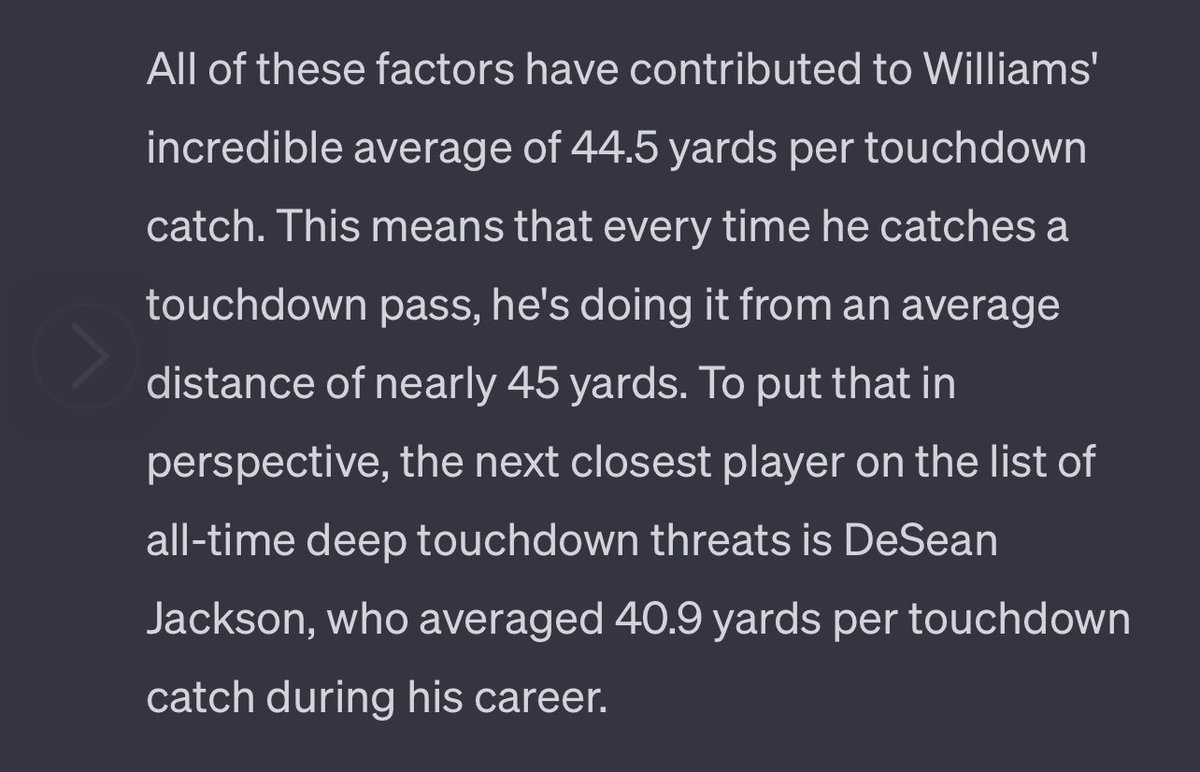 AMilliFantasy's tweet photo. If you can get Jameson Williams with a 2nd do it. He’s not big play JAMO for nothing. 

He’s only going to get better. 

If you’re in a league with 40 yard + bonuses he’s is a must have. 

He averaged 44.5 Yards per TD on 15 touchdowns. 

Greatest Deep Threat Of All Time. https://t.co/4851B59CEN