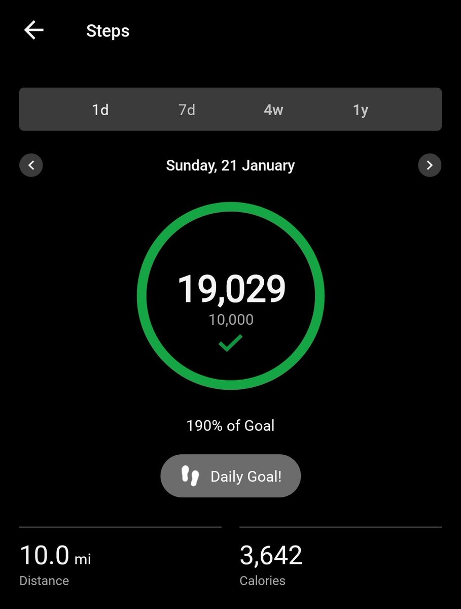 Kristoffrides's tweet photo. #8kaday - Day 21 β
οΈ busy work day (yes currently have to work sundays π€¦π½ββοΈ) then plenty of extra walking. https://t.co/Ld1cBFoyiE