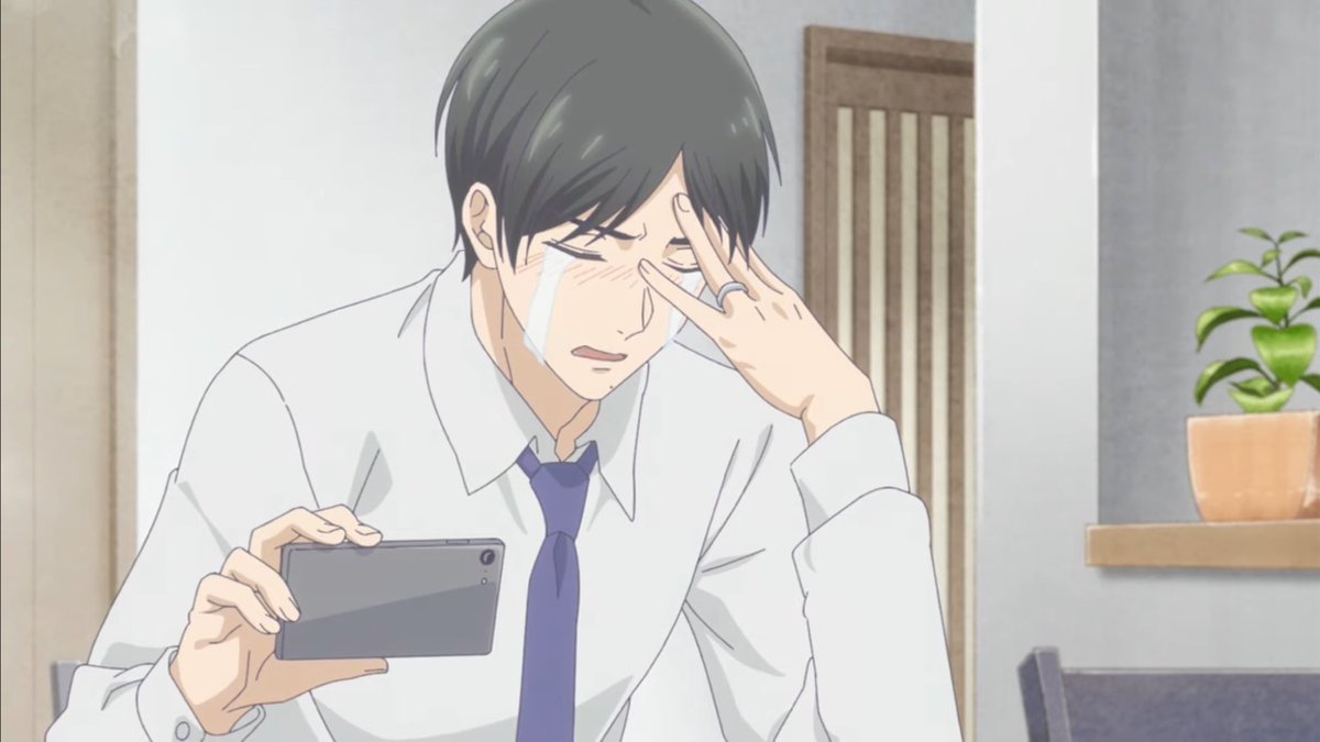 nostalgia520's tweet image. แงงงง้ อนิเมะ omegaverse น่ารักใสใส หลานยายมีสถานะเป็นก้อนอ้วม 1 ก้อน คุณป๊าติดกล้องดูลูกถึงกับร้องไห้น้ำตาหลั่งริน อ้วมอ้วมลูกพ่อช่างแสนน่ารักแจ้มแดง มีไฝที่คางเหมือนคุณป๊าล่วย