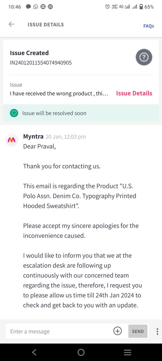 PravalTomar0's tweet photo. @MyntraSupport please help Myntra https://t.co/l1qZIVkr9s