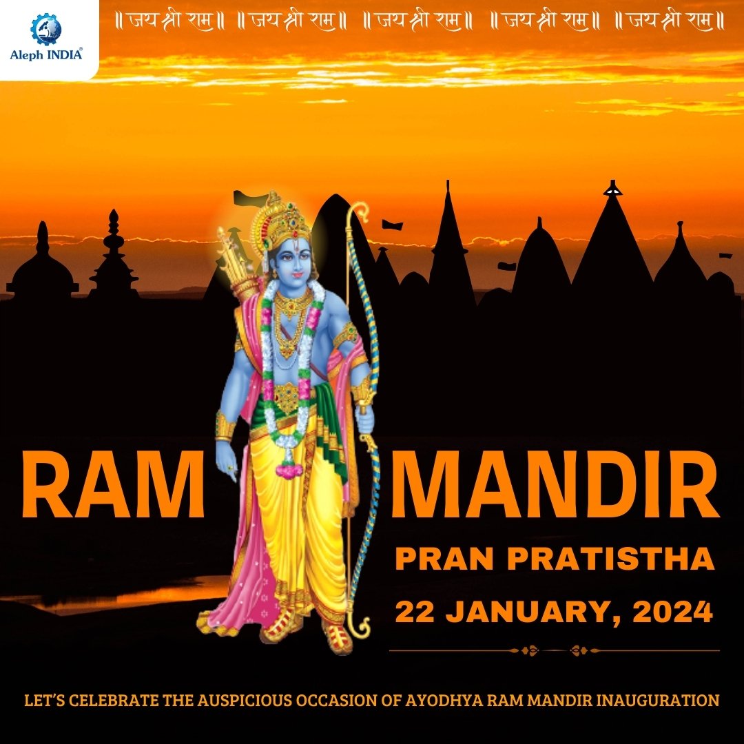 Heartfelt wishes to all devotees of Lord Ram on the consecration of the Ram Mandir! 🕊️🙏🏛️ #RamMandirInauguration #PranPratisthaCeremony #AyodhyaRamMandir #ramdevotees #bestwishes #ShriRam #JaiShriRamJi #JaiShreeRam #RamLalla